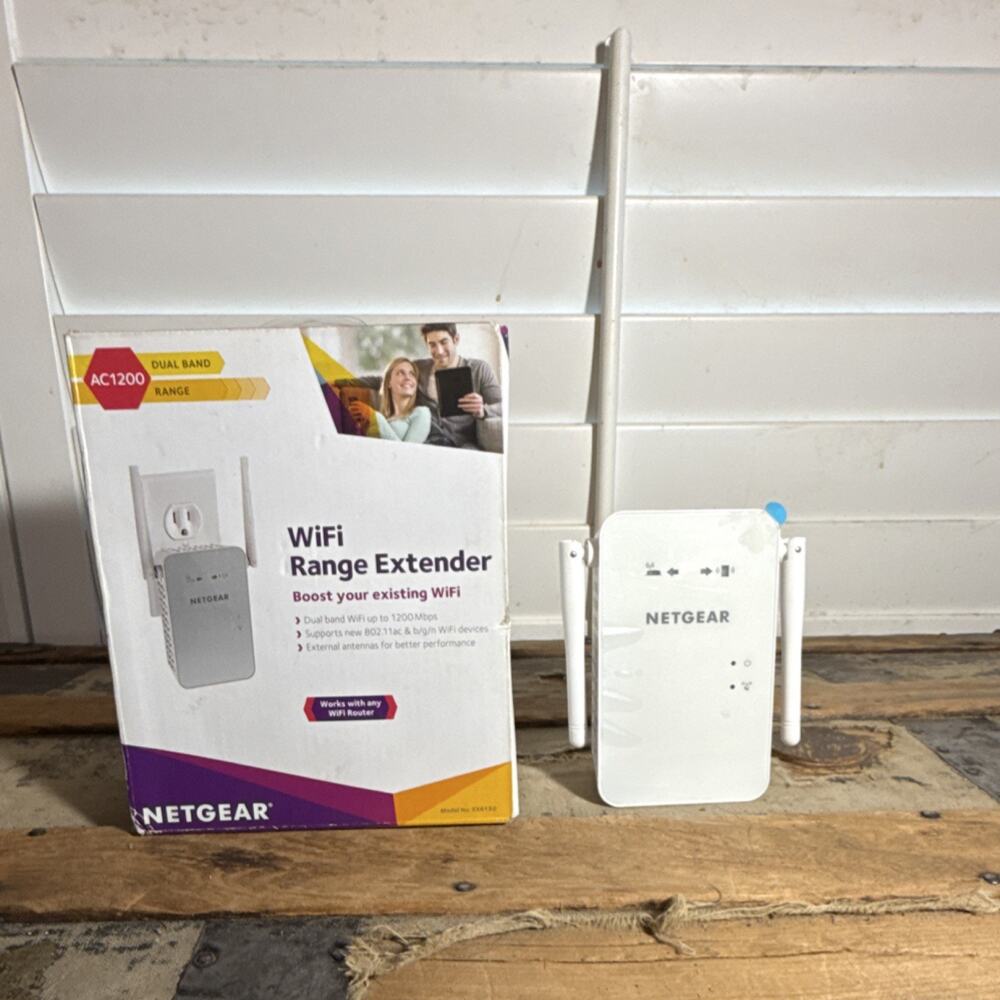NETGEAR EX6100 AC1200 Dual-Band WiFi Extender, External Antennas, Ethernet